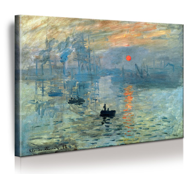 Claude Monet -  Sonnenaufgang - Bild auf Leinwand mit Keilrahmen
