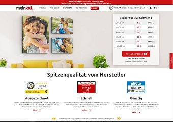 meinXXL.de - Website Screenshot
