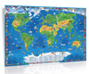Landkarten Papier, gerollt, laminiert (beschreib- und abwaschbar) Weltgrößte Kinder Weltkarte XXL/1,95 Meter (Limitierte Sonder-Edition 2019) - Landkarten Papier, gerollt, matt antireflexierend laminiert (beschreib- und abwaschbar)