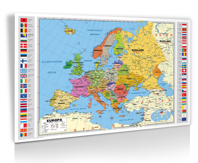 Europa politisch - Poster 90x60cm