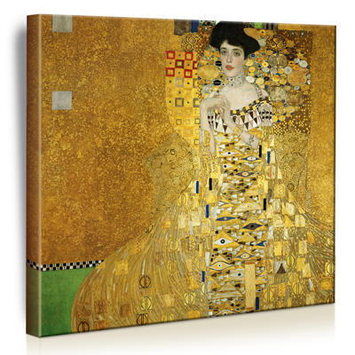 Gustav Klimt - Adele Bloch-Bauer - Bild auf Leinwand mit Keilrahmen