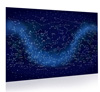 Landkarten Papier, gerollt WELTNEUHEIT / XXL Magische einzigartige Sternenhimmel-Karte - Nachts: Funkelnd leuchtender Sternenhimmel / Fluoreszierend (Limited Edition)